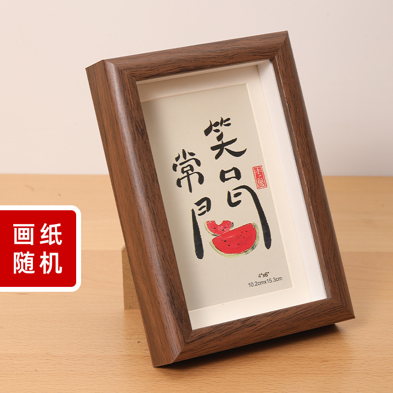 Picture of Hollow Photo Frame Stereo Photo Frame Table 5678inch Photo Frame A4 Wall Hanging Calligraphy Word Frame Dried Flower Photo Frame