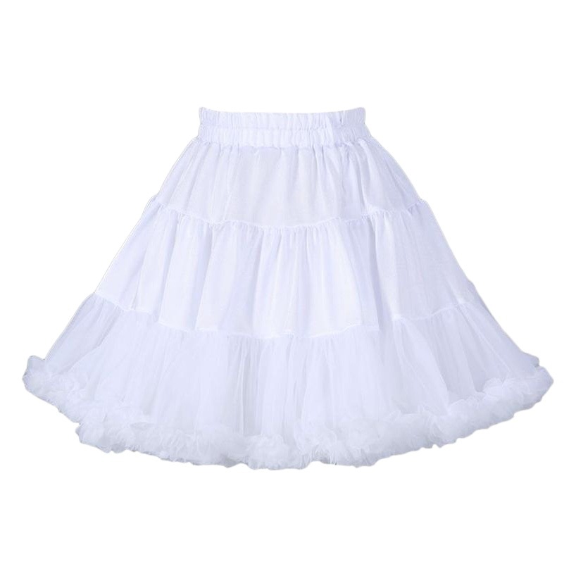 Lolita Dress Petticoat with Soft Tulle, Half-Body Petticoat, Puffy Skirt, Cotton Candy Cloud Petticoat, Dreamy Petticoat