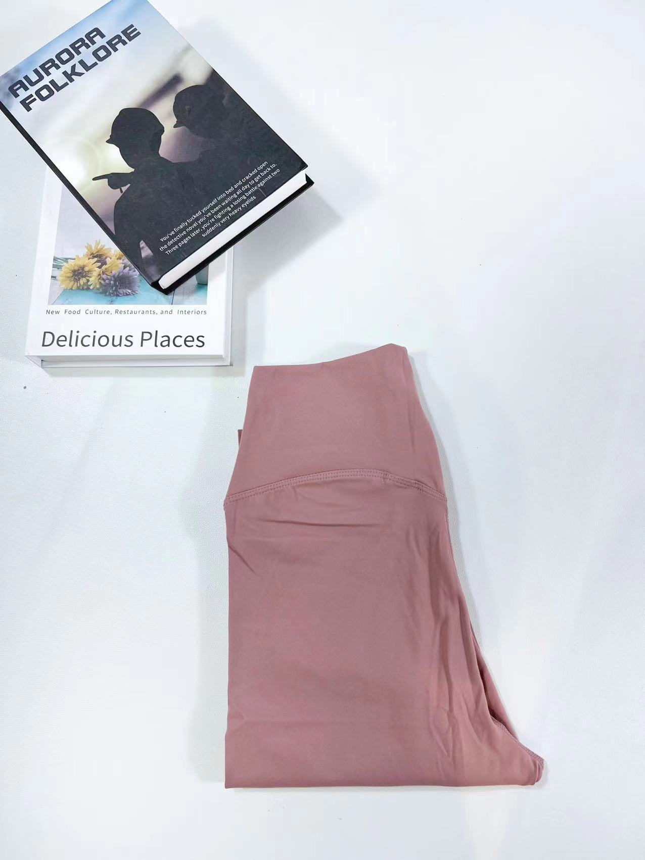 Picture of Double-sided Scrub Naked Sense No T-line Fitness Sports Pants Running Tight Pants High Waist Hip Yoga Pants for Women