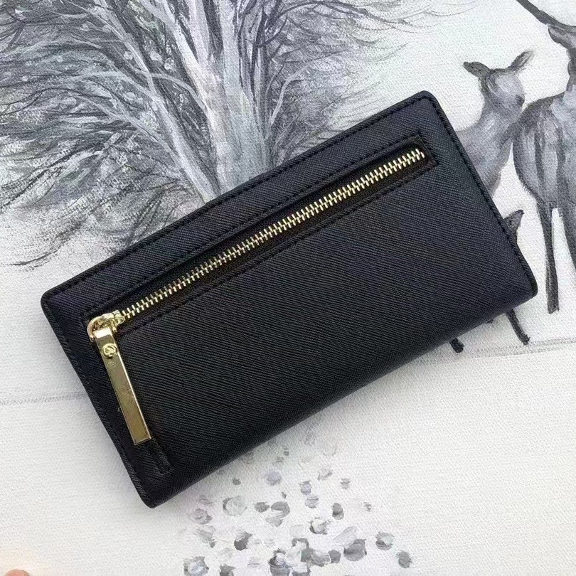 Picture of New European and American ks wallet card bag cross button bag