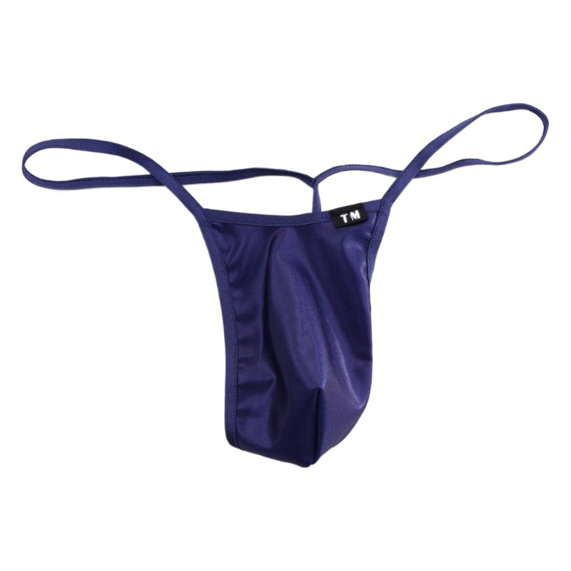 New men's one with thong bag breathable sexy boys thong T pants low waist big stretch underwear
