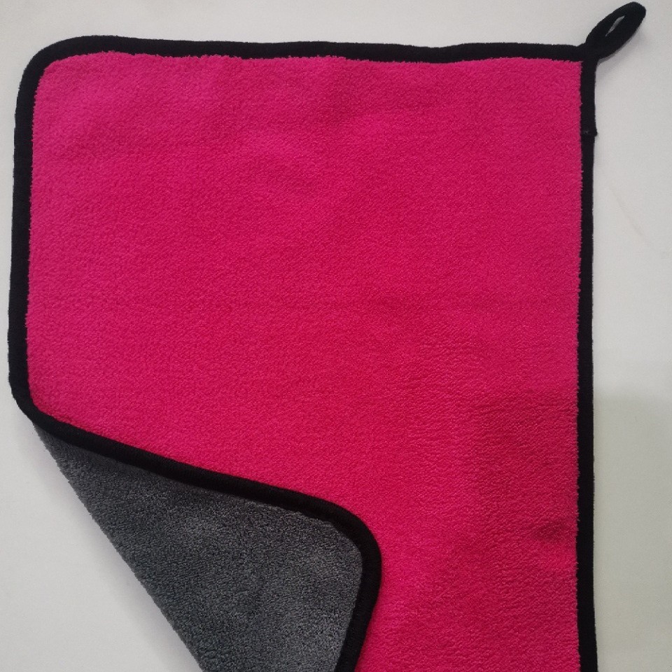Picture of Car Cleaning Towel, High-Density Coral Fleece, Thickened Double-Sided Microfiber Square Towel for Car Cleaning