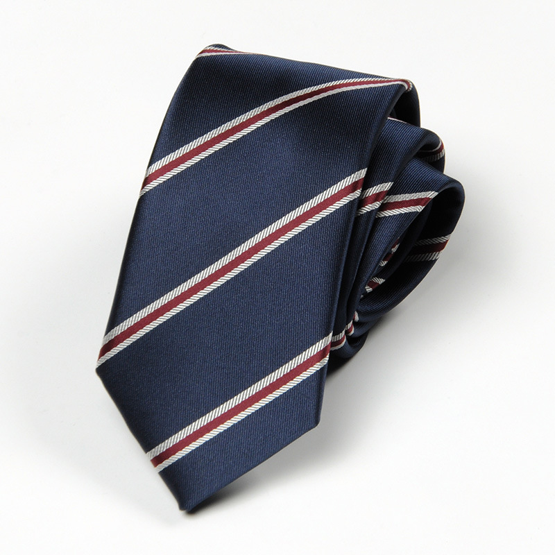 Picture of Tie 6cm Men's Striped Formal Business Professional Black Tie Team Wedding Red Tie Manufacturer Wholesale