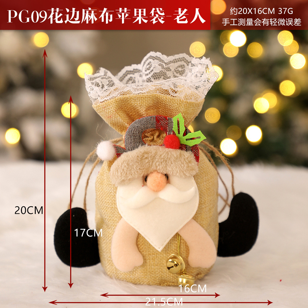 Picture of Christmas Gift Apple Bag Handbag Adult Children Children Christmas Gift Decoration High-end Gift Bag