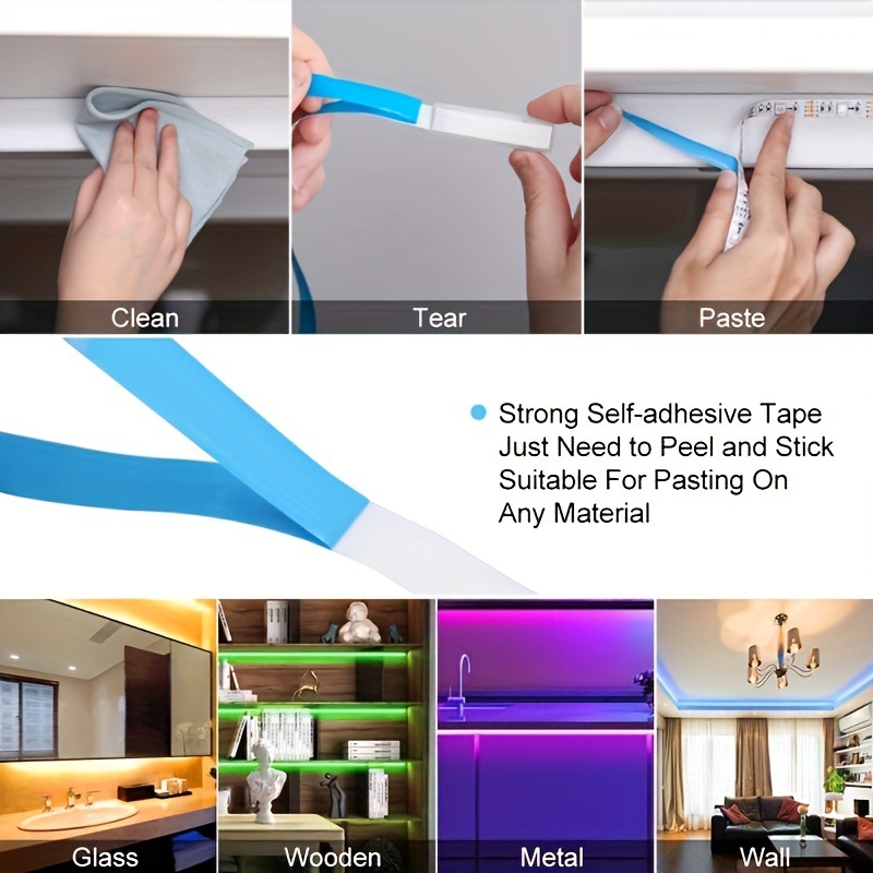 Picture of USB lamp with suit 5050 RGB24 key remote control Bluetooth 5V low voltage TV background atmosphere lamp intelligent ultra-thin