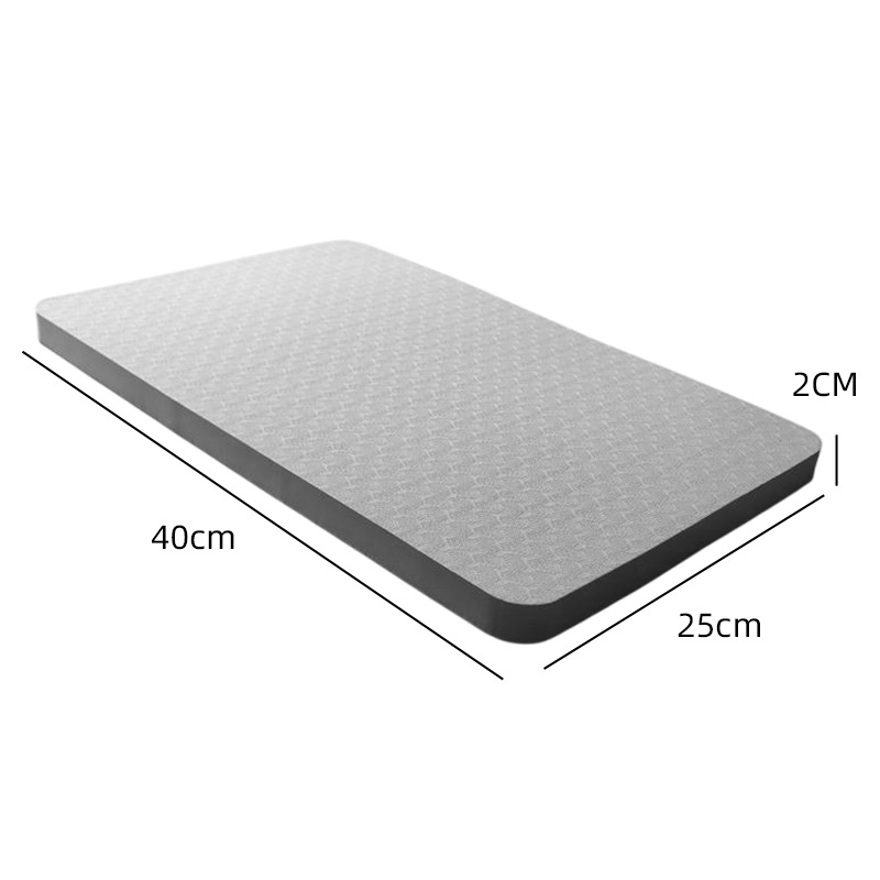 Picture of Abdominal Wheel Flat Support Mat Yoga Kneeling Mat Thickened Ankle Pilates Balance Soft Collapse Mat Tpe Material Kneeling Mat