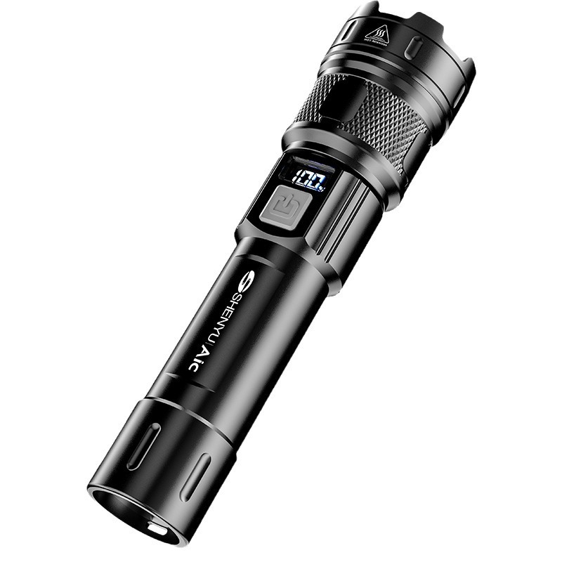 Shenyu Flashlight Strong Light Rechargeable Outdoor Super Bright and Remote Small Mini Portable Household Durable LED Lamp