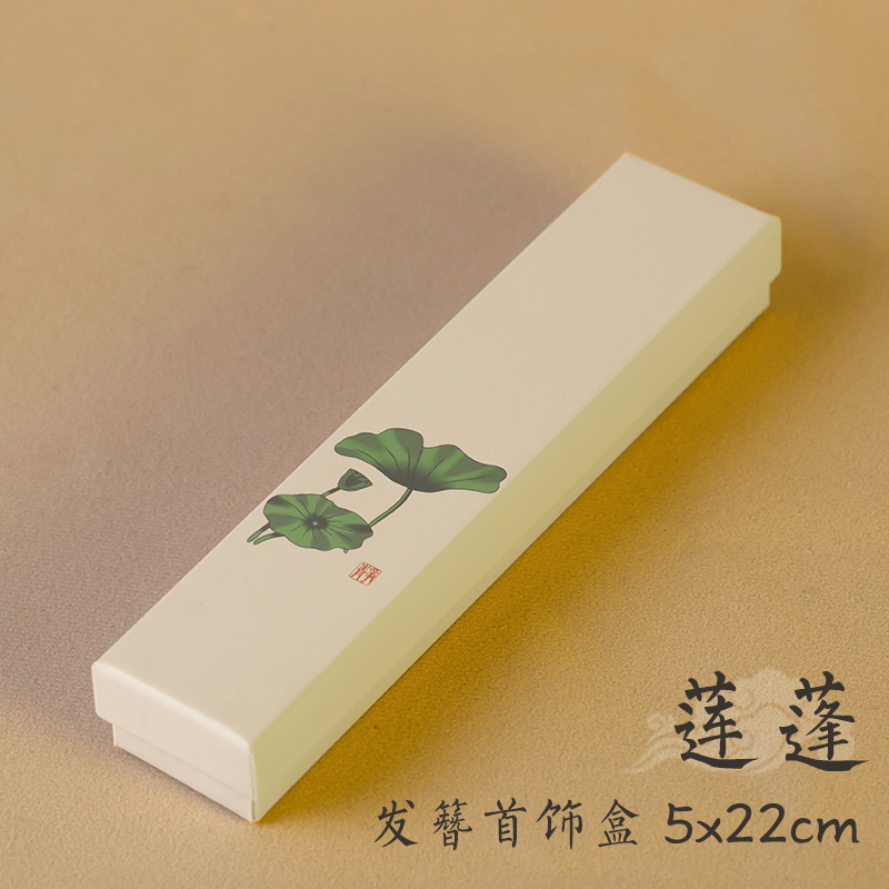 Picture of Classic ancient style chopsticks hairpin box high-grade rectangular necklace box gift gift box in stock wholesale