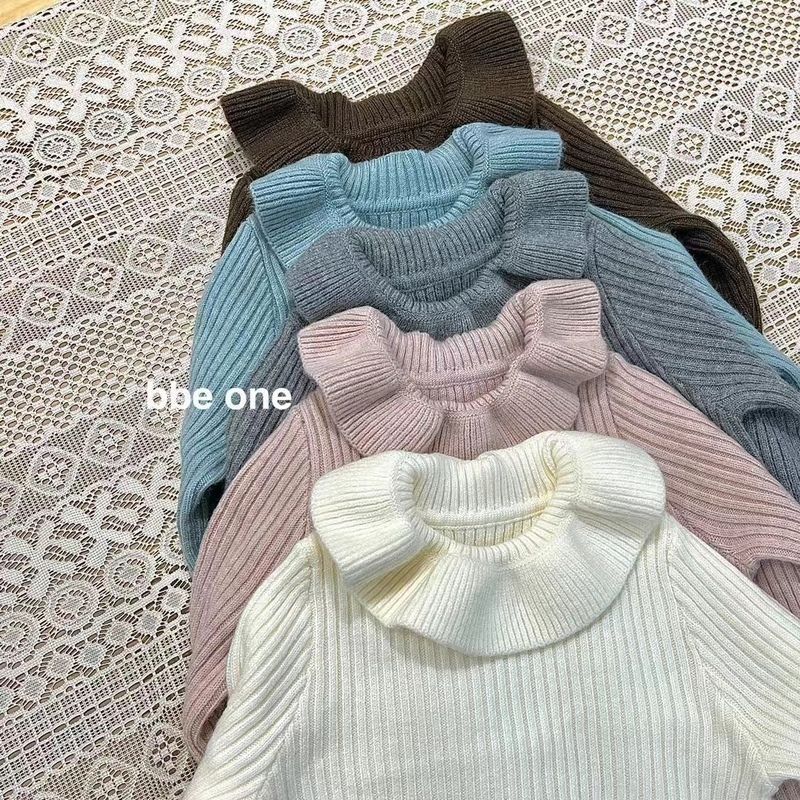 Picture of [in stock super soft glutinous giant Joker autumn and winter women's treasure base knitted lace doll collar sweater white pink