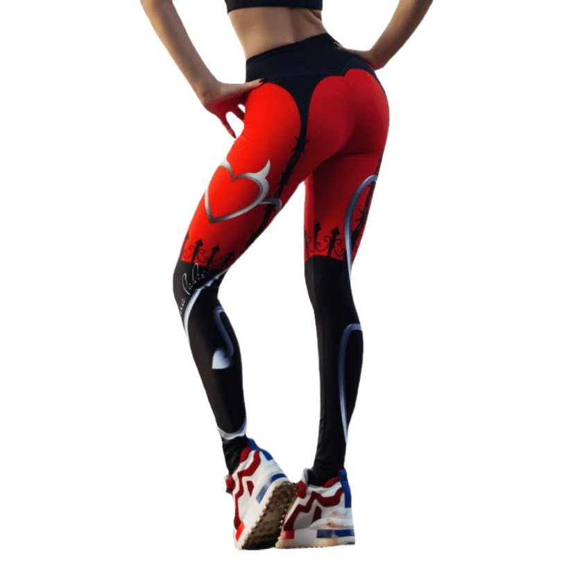 Trendy Sports Yoga Running Training Trousers Shaping Tight XY65 Vitality Hip Lifting Elastic Breathable