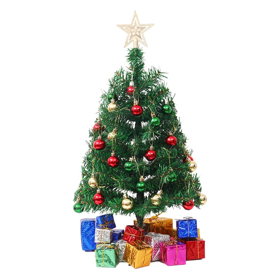 Foreign trade cross-border mini Christmas tree desktop package 45cm/60cm office decoration Christmas decorative tree