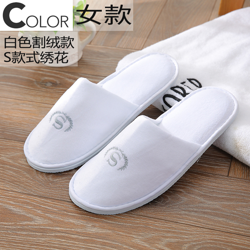 Picture of Hotel Guest House Supplies Disposable Slippers Home Aviation Coral Spot slipper Travel Beauty Salon