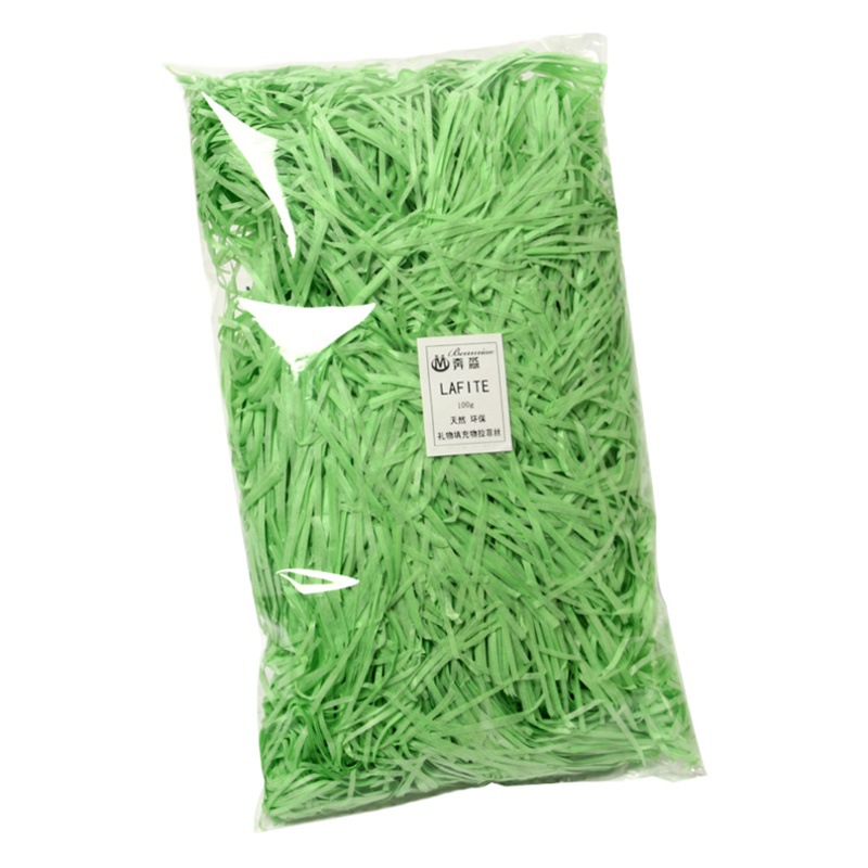 20 g/bag raffia wholesale pleated silk candy box birthday gift box decoration filler shredded paper Silk