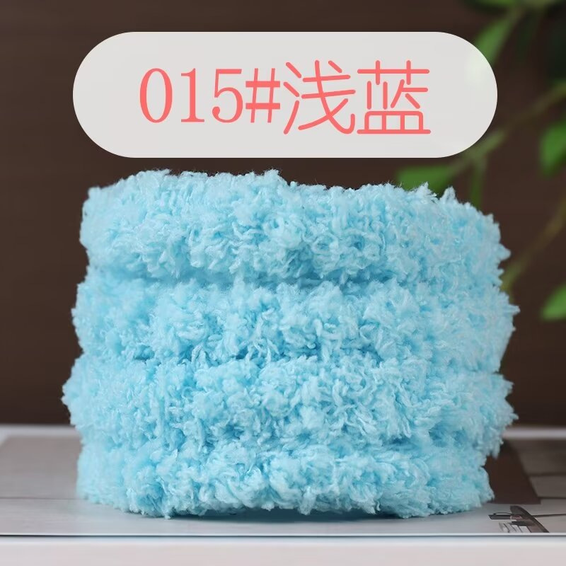 Picture of 15mm coral fleece twist bar super thick super dense handmade diy material bag puppy cat rabbit wool top