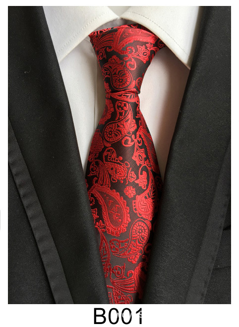 Picture of Manufacturers wholesale tie polyester jacquard tie men's casual formal wear professional business tie in stock supply