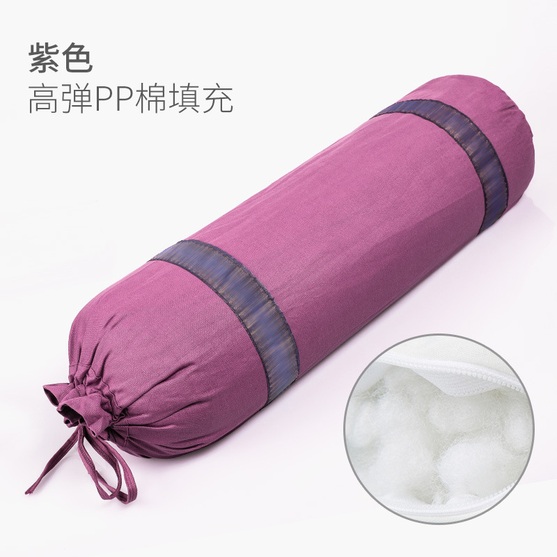 Picture of Yoga Pillow, Professional Iyengar Assistive Device, Yoga High-Elastic Shoulder Inversion Pad, Yin Yoga Pillow, Buckwheat Shell Pillow