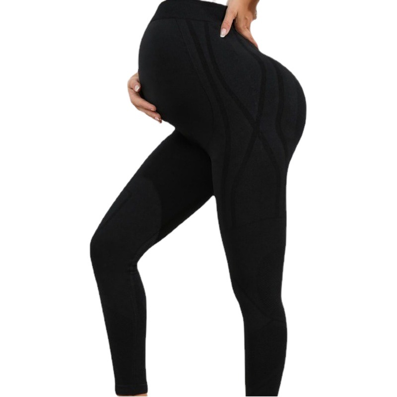 Pregnant Women's Pants Spring and Autumn Outer Wear High Waist Casual Leggings Early Pregnancy Fashion Pregnant Women's Abdominal Pants Pregnant Women's Yoga Pants