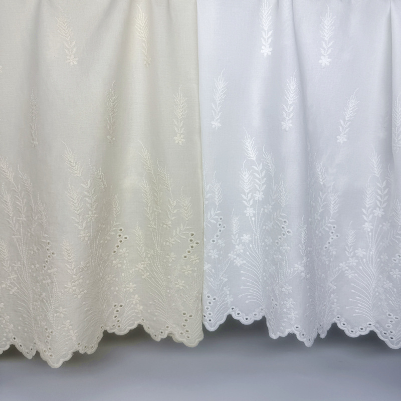Phoenix Tail Bilateral Positioning Embroidered Cloth Tablecloth Tablecloth Japanese and Korean Pastoral Clothing Lace Cloth Decorative Clothing Clothing Fabric