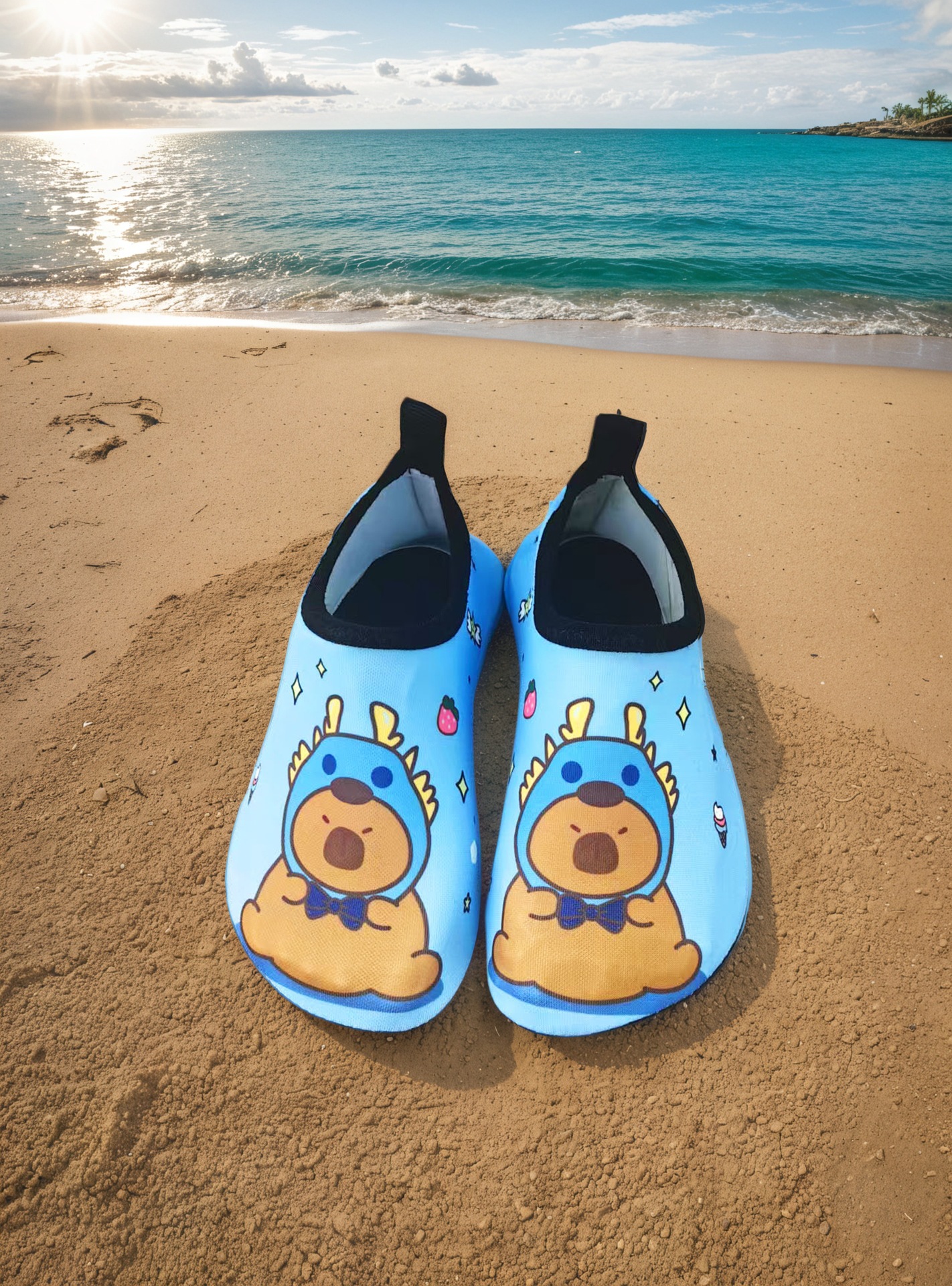 Cross-Border New Children's Beach Shoes, Non-Slip Soft Sole, Quick-Drying Outdoor Wading Shoes, River Tracing Shoes, Indoor Parent-Child Sports Shoes