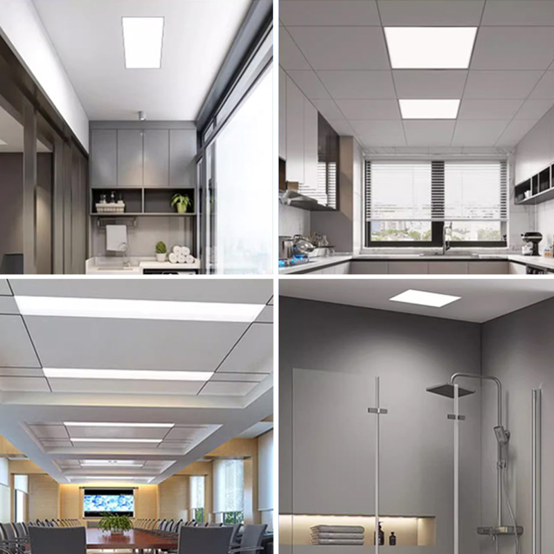 Picture of Isolated wide voltage 110-220V integrated ceiling LED panel lamp 600*600 high lumen available at home and abroad