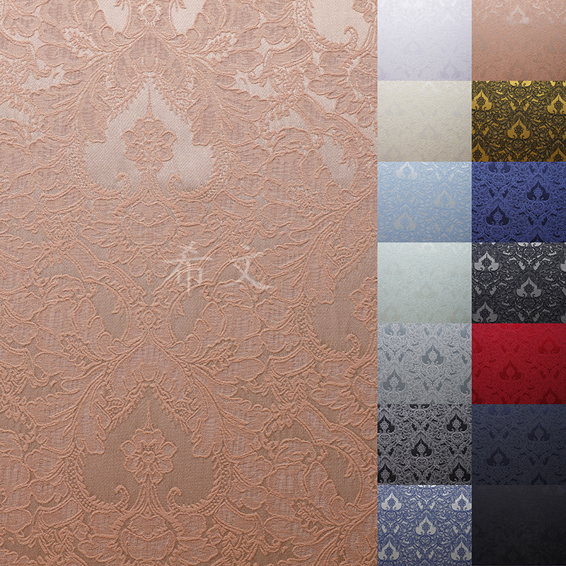 Picture of Three-Dimensional Relief Jacquard Fabric Spring Soft Classical Jacquard Micro-Elastic Cotton Fabric Chinese Suit Han Dynasty Clothing Fabric