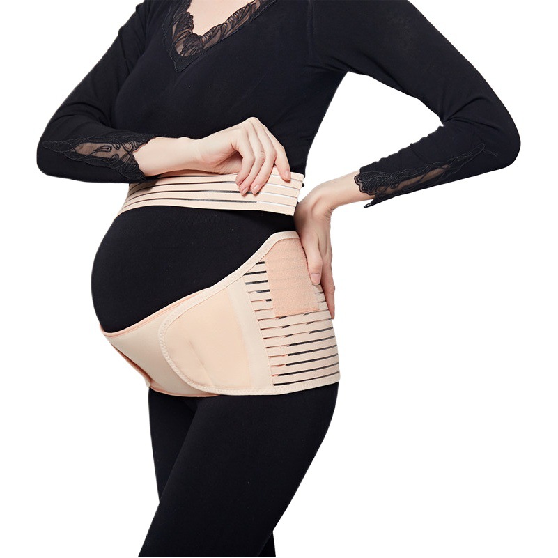 Pre-Birth Maternity Abdominal Support Belt Is Easy to Put on and Take Off, Relieves Waist Support Belt, Double Tube Adjustable Waist Support Belt, Protects Belly and Protects the Fetal
