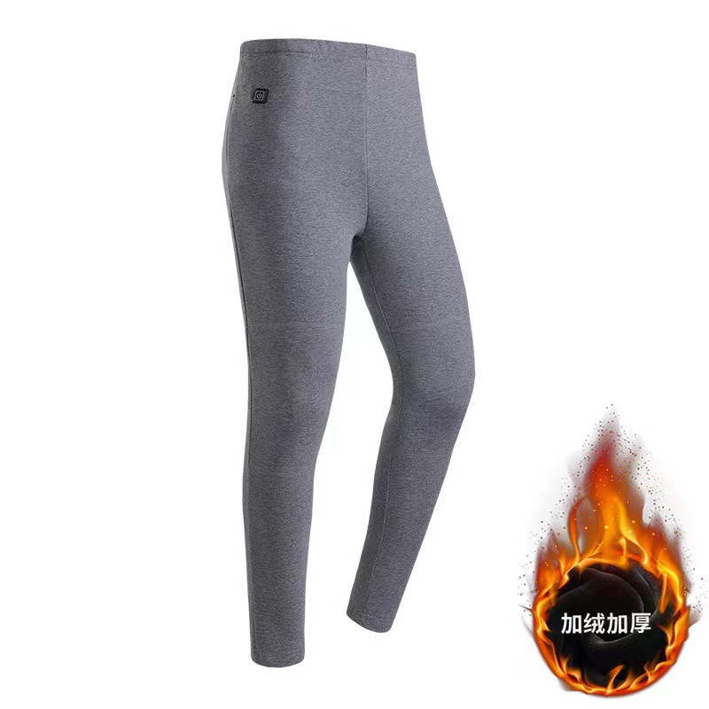 Picture of Cross-border Intelligent Heating Thermal Underwear Men's 22 Zone Electric Heating Constant Temperature Heating Autumn Clothes and Pants Thickened and Velvet Suit