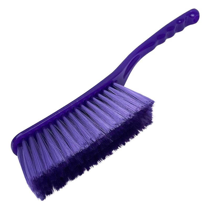 Long handle sweep bed brush household cleaning sofa soft dusting brush multi-functional plastic brush 5 rows of encryption