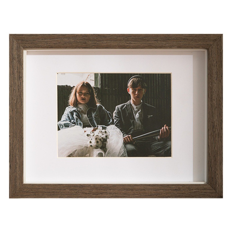 diy hollow three-dimensional dried flower photo frame 6 10 inch photo plus photo frame calligraphy and painting mounting frame wall photo frame table
