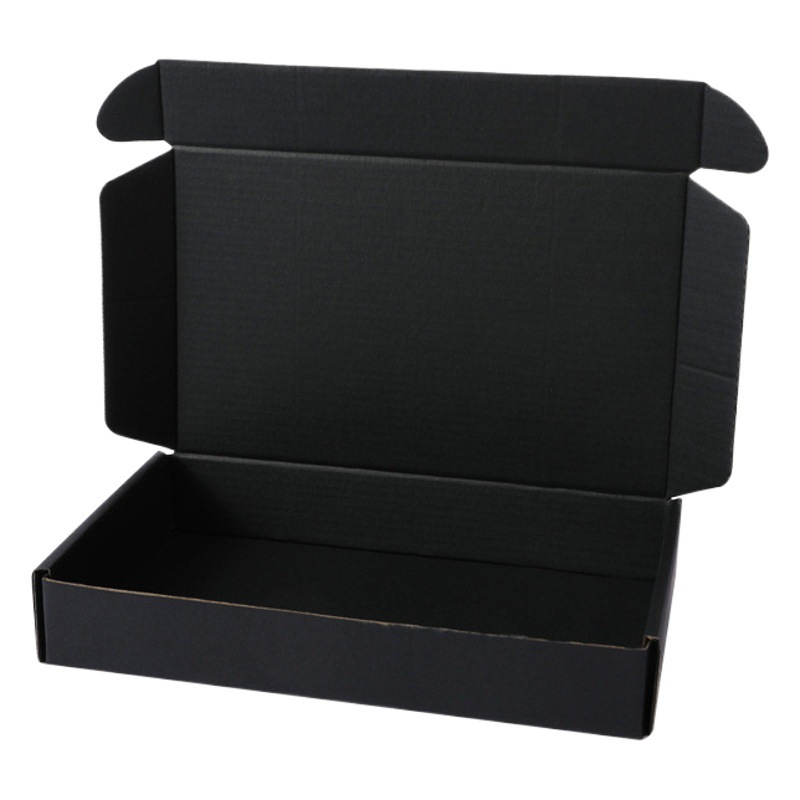 Double-Sided Black Aircraft Box, High-End Box with Uv Printing, Three-Layer Hard Packaging, Matte Finish, Minimum Order Quantity Packaging Carton
