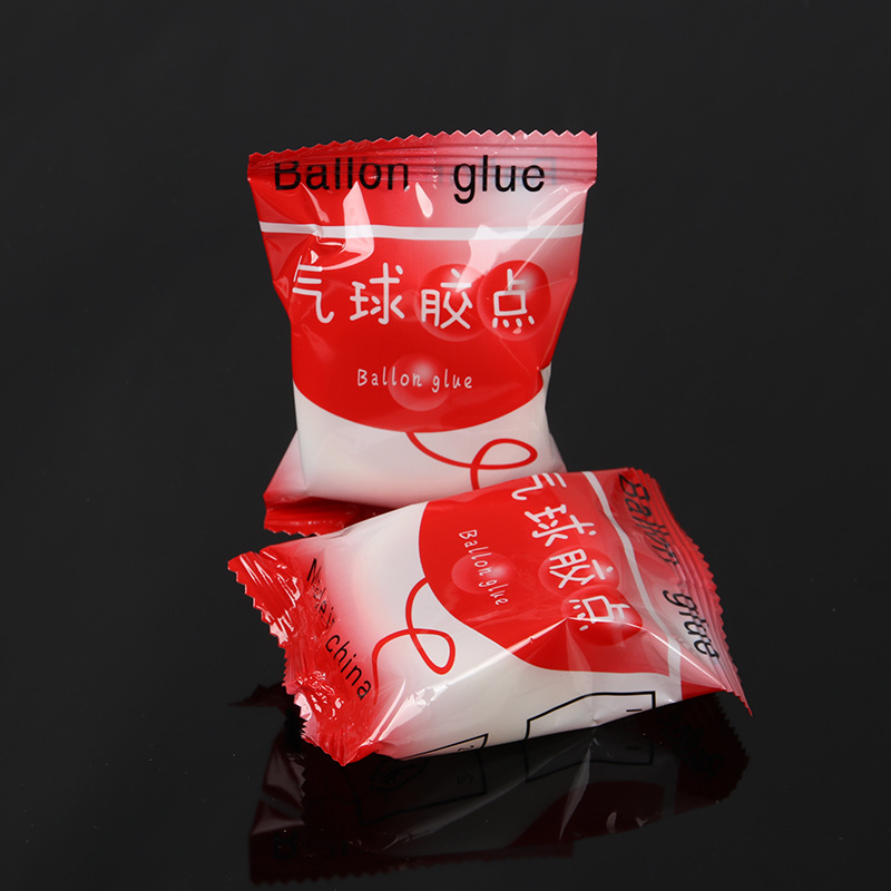 Factory long-term spot wholesale double-sided seamless removable dispensing balloon independent bag 100 grain glue point