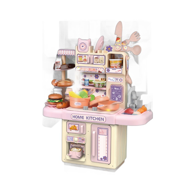 Picture of Cross-Border Children's Play House Kitchen Toy Set Girls Simulation Spray Water Cooking Mini Tableware Table Wholesale