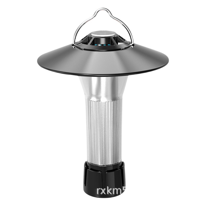 Cross-border new flashlight camping lamp LED camping lamp emergency portable outdoor tent lamp with lamp hook portable lamp
