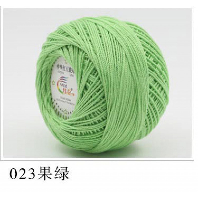 Picture of Red bean No. 3 lace cotton thread manufacturers wholesale and retail spring and summer hand-woven wool lace cotton diy