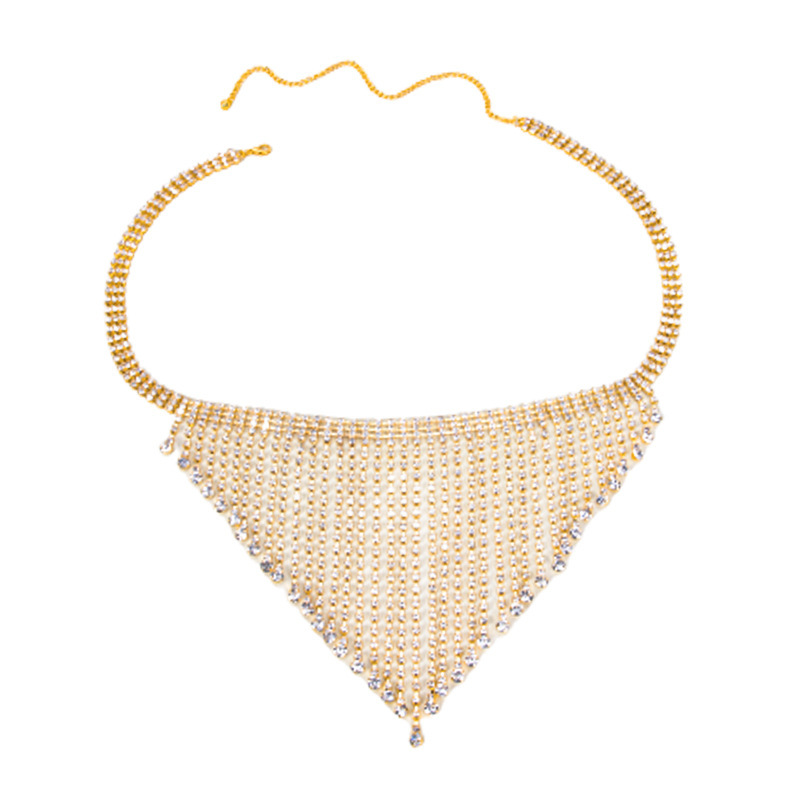 Picture of Beautiful Multi-Layered Rhinestone Waist Chain Jewelry Accessories Hip-Hop Multi-Layered Tassel Waist Chain Leg Chain Sexy Nightclub Body Chain