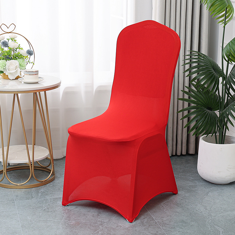 Picture of Elastic Chair Cover Thickened Hotel Chair Cover Wedding Banquet Hotel Wedding Universal Wedding Special All-inclusive