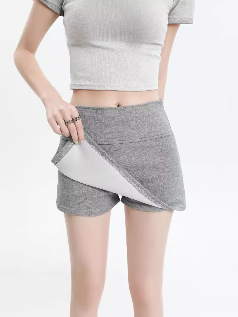 Short Culottes Women's Summer 2024 New Slim Sports Skirt Sexy Hot Girl High Waist Korean A- line Hip Skirt