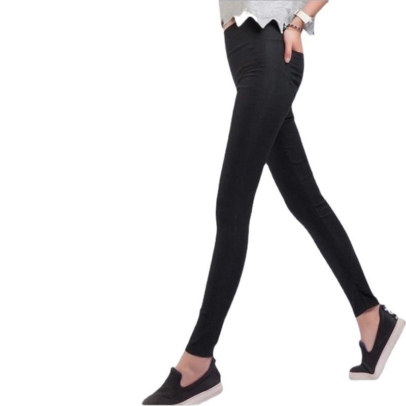 New Korean fashion leggings women's pencil pants plus size back pocket leggings women's Yiwu manufacturers wholesale