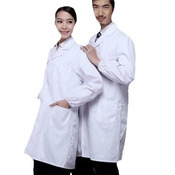 Picture of In-Stock Long-Sleeve and Short-Sleeve White Lab Coats, Thickened Version for Men and Women, Laboratory Physician Uniforms, Doctor White Coats, Thick