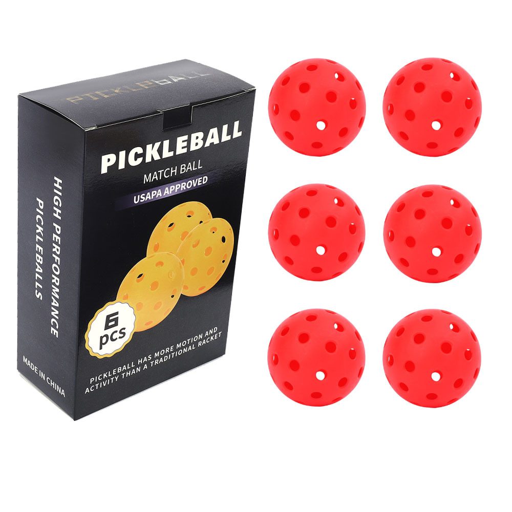 Picture of Factory Direct Sales in stock pick ball 40 hole ball hole ball pickleballs74mm rotational plastic injection luminous ball