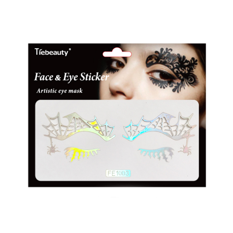 Picture of Spot Eyeliner Stickers for Lazy European and American Eye Makeup Stickers Laser Cut Out Template Makeup Painted Tattoo Stickers