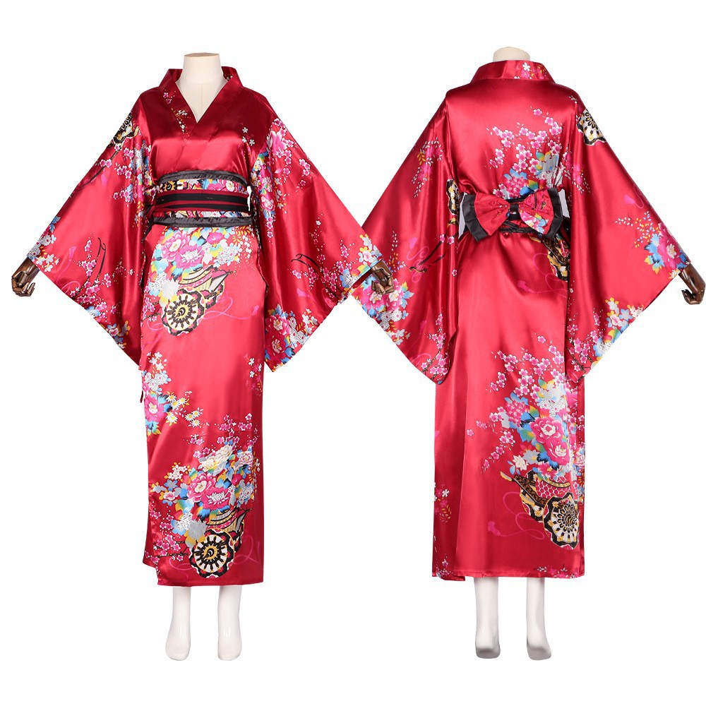 Picture of Japanese traditional ladies dress bathrobe animation performance photo suit kimono stage performance cosplay costume