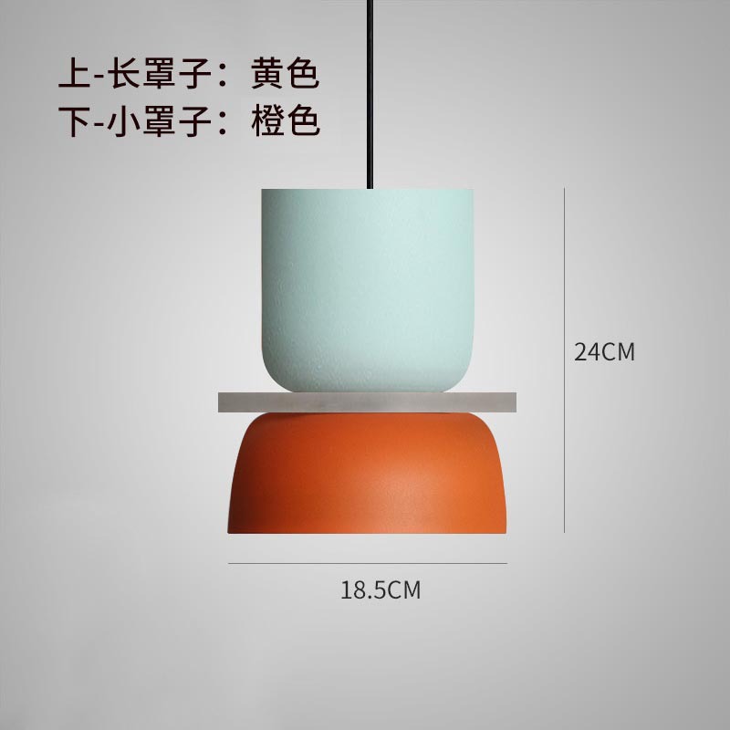 Picture of Source Cross-Border Direct Sales Simple Nordic Restaurant Lamp High-End Living Room Chandelier Macaron Acrylic Chandelier