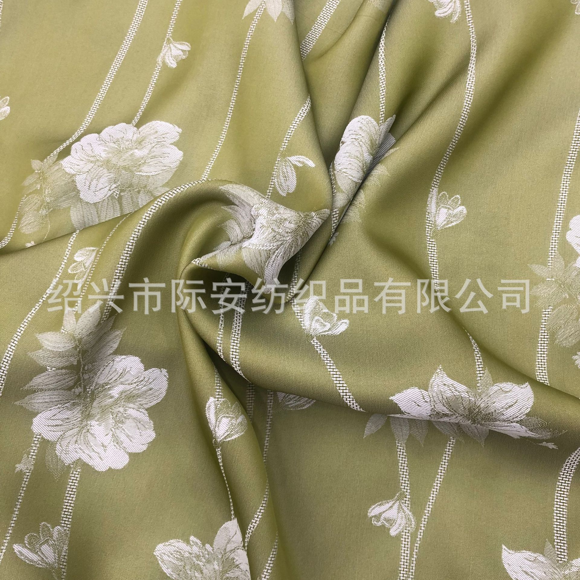 Jasmine Plant jacquard style fabric spring and autumn Hanfu fabric cheongsam fabric fashion casual fashion fabric