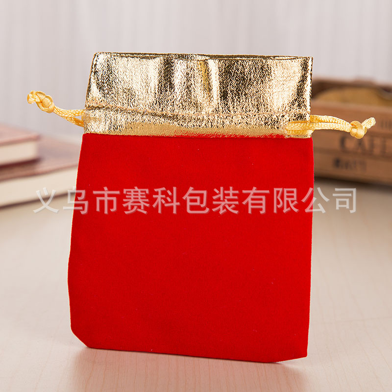 Picture of in stock wholesale flannel jewelry bag brocade flannel bag jewelry bag flannel jewelry bag