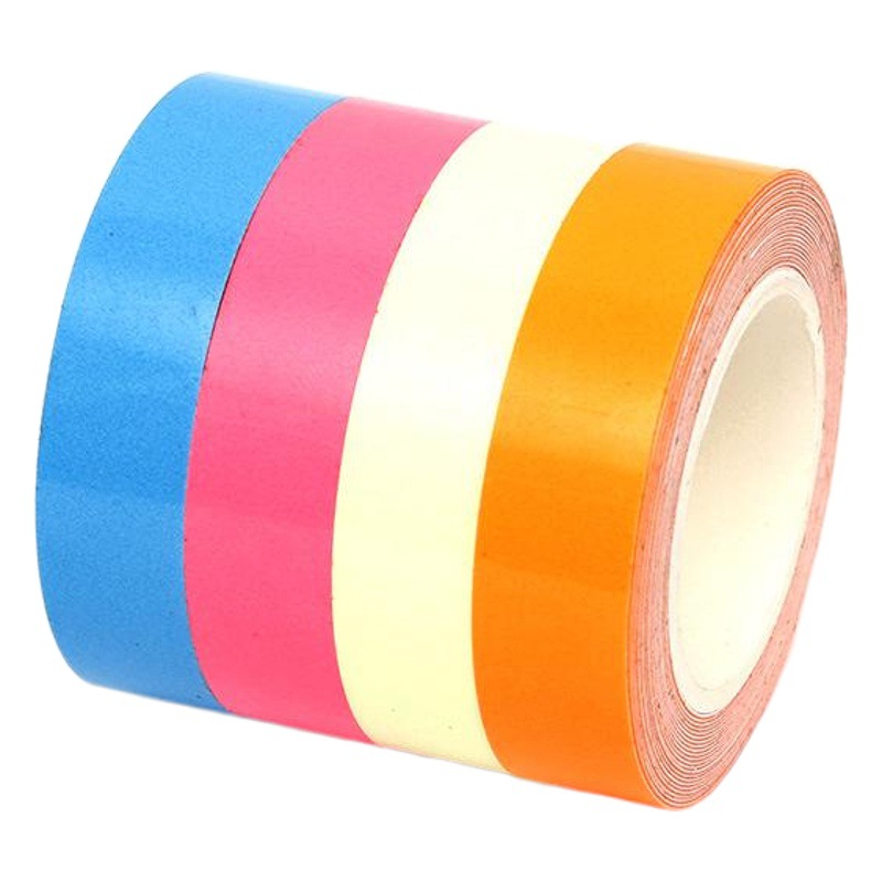 Highlight pet luminous tape self-luminous safety warning eye-catching color tape fire luminous emergency tape