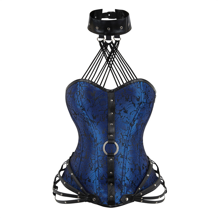 Picture of New Gothic Tube Top Halter 11 Steel Bone Side Zipper Tight Palace Shapewear Cross-Border E-Commerce Supply