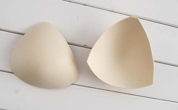 Non-rimless Bra Sports Underwear Supporting Sponge Pad Chest Pad Triangle Insert