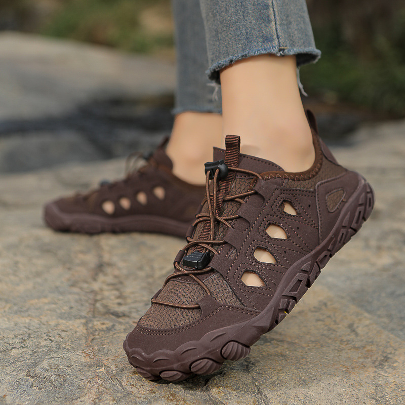 2024 Summer New Casual Tracing Shoes Men's and Women's Beach Shoes Comfortable Breathable Mountaineering Shoes Riding Wading Shoes