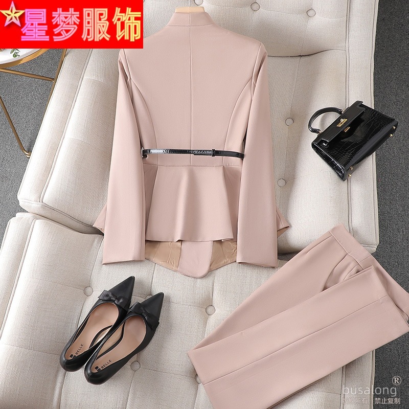 Picture of Long Sleeve Business Wear suit Suit Jacket Temperament Women's White Collar Business Work Clothes Workwear Casual Fashion suit